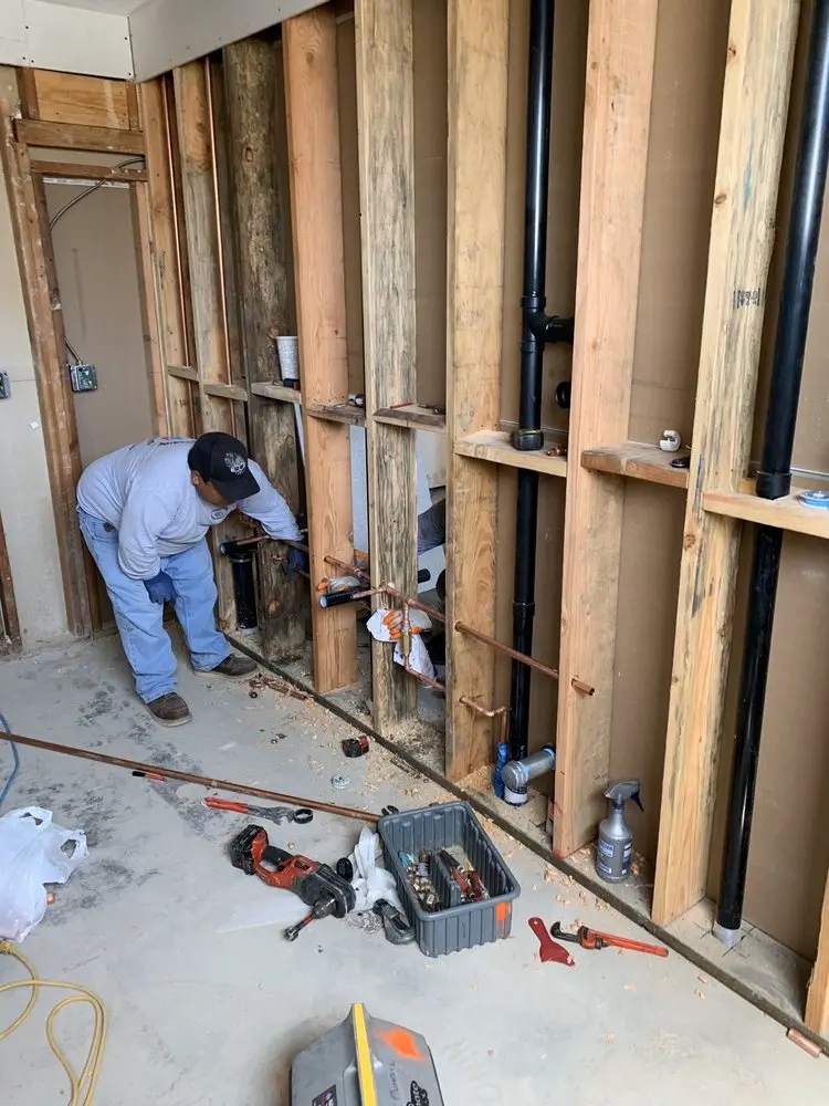 Commercial rough-in plumbing for Trenchless Sewer Repair in Kirbyville